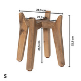 Feet High Pflanzenständer handgefertigt aus Naturholz