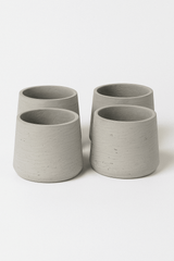 4er Patt Grey Washed Set L