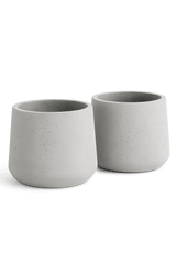2er Patt White Washed Set XL