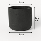 4x Charlie Black Washed Ø:18 M
