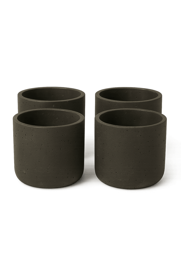 4er Charlie Black Washed Set L