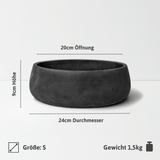 EileenBlackWashedMassangabenGroesseS [v=S|ø24|ö20|h9]