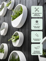 Hanging Wally Hochglanz Weiß