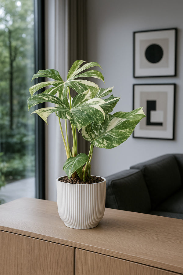 Monstera Deliciosa Variegata Ø:15 H:45 cm