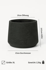 Patt Black Washed Größe XL [v=XL|ø23|ö19|h19.5]