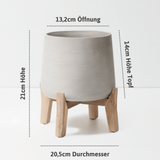 Patt Grey Washed Feet Low Größe M [v=M|ø20.5|ö13.2|h21|t13]