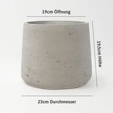 Patt Grey Washed Größe XL [v=XL|ø23|ö19|h19.5]