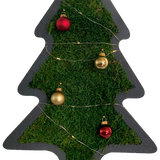 Waldmoos Piktogramm Weihnachtsbaum mit Ständer